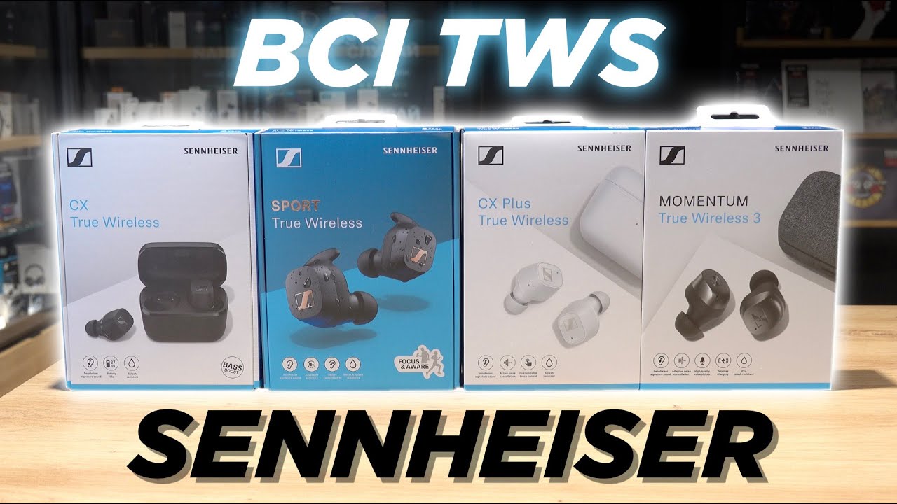 Порівняння актуальних TWS навушників Sennheiser: Momentum True Wireless 3, CX Plus, Sport, CX