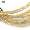 Knowledge Zenith Golden&Silver cable 3.5mm (C) for ZS10 pro, ZSN 73032