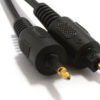 Pro Audio Black Optical Toslink to MiniToslink Cable 0.5 m 83996