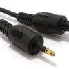 Pro Audio Black Optical Toslink to MiniToslink Cable 1 m 83995