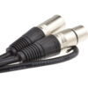 Pro Audio XLR Microphone Black 1m 107310