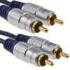 Pro Audio OFC HQ 2 x RCA to 2 RCA 3m