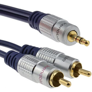 Pro Audio HQ OFC 3.5mm Stereo Jack to 2 RCA 5m