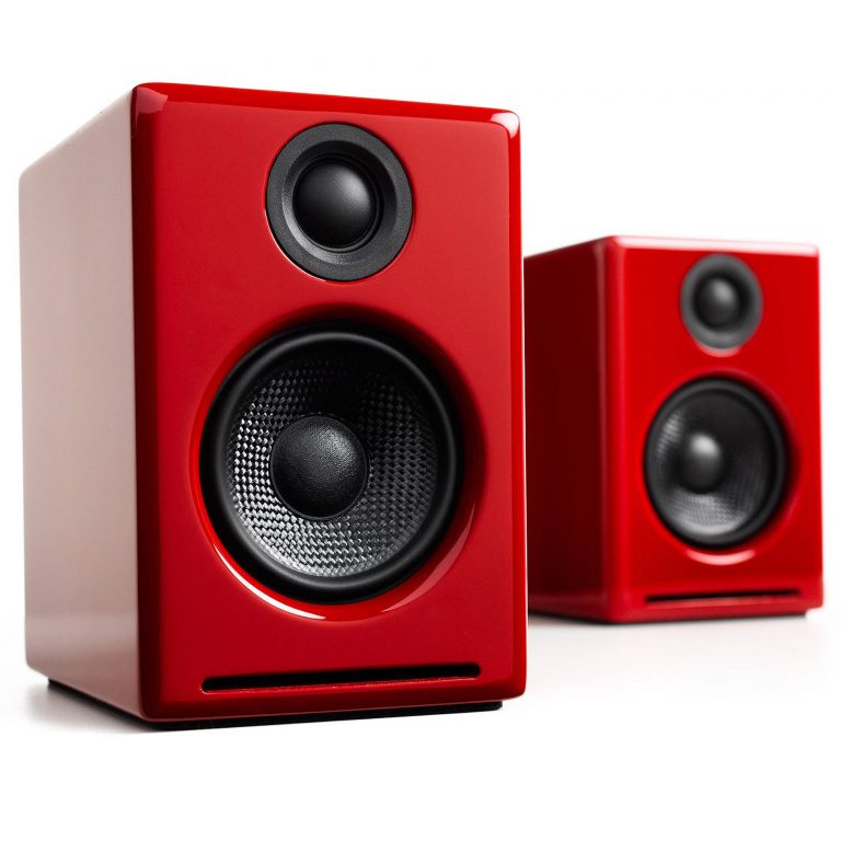 Audioengine A2+ BT Hi-Gloss Red