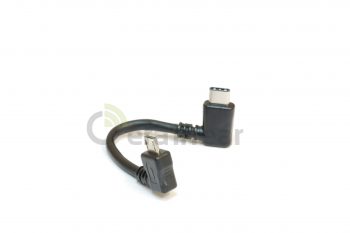 Кабель USB Type C to MicroUSB for DAC 0,1м (уголовой)