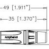 Конектор Amphenol Mono KM2PB 14177