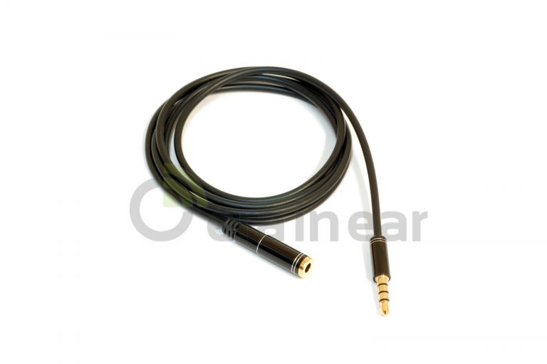 Кабель Pro Audio Black 4-pin удлинитель 3,5 mm Jack Stereo 1 m