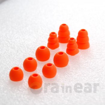 Набор силиконовых насадок из 5 пар (Оранжевые)